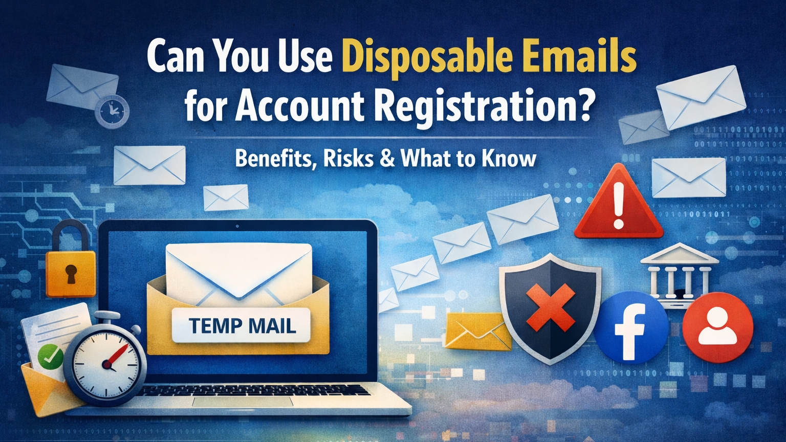 Can You Use Disposable Emails for Account Registration? Benefits, Risks, and What to Know